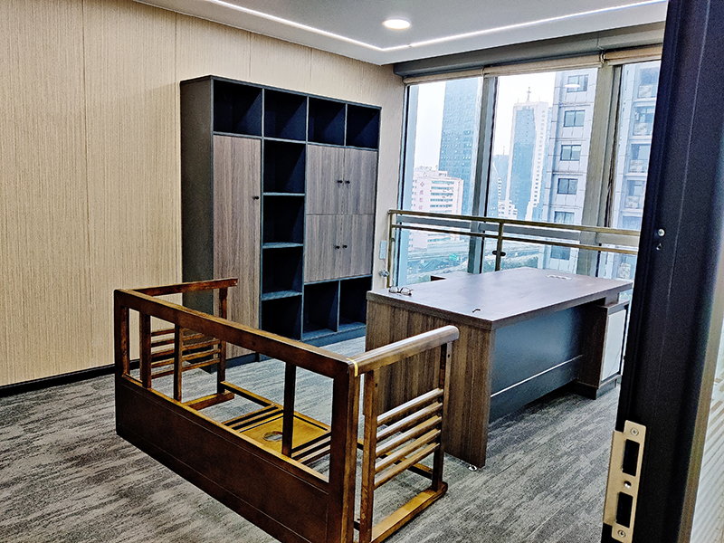深圳世宏大廈156㎡商業(yè)裝修 混搭風(fēng)中小型企業(yè)辦公室設計方案